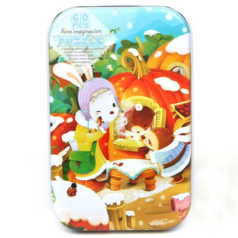 Puzzle Animal Cartoon 60 pièces