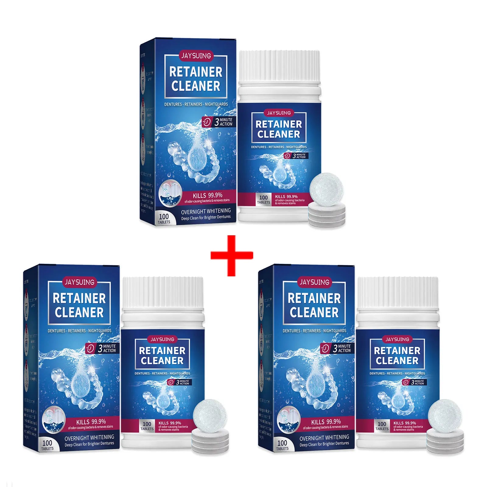 DentaClean Tabs: Fresh & Portable Denture Care