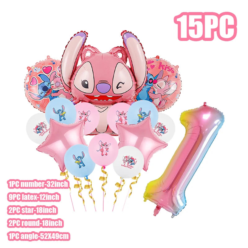 Disney Lilo & Stitch Pink Party Set