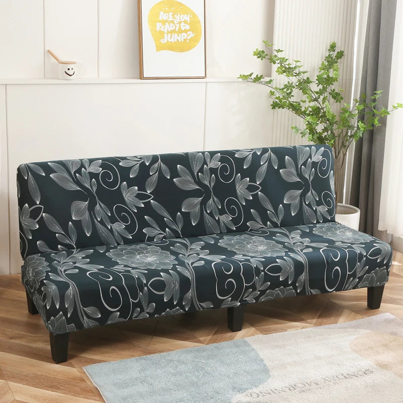 Housse Futon Spandex Antidérapante Amovible Lavable