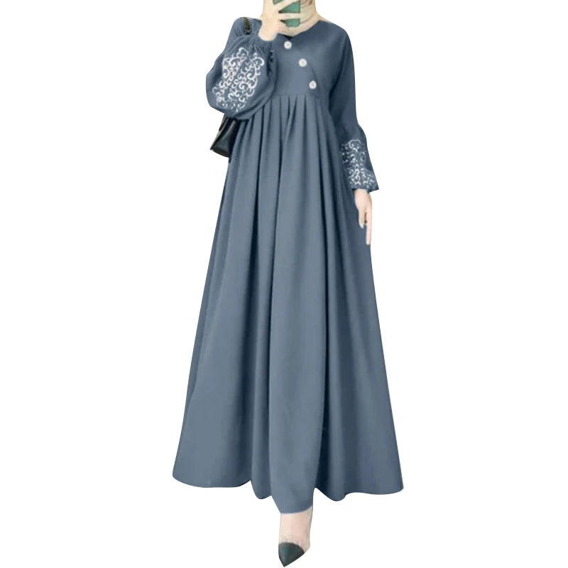 Robe Abaya Modeste ZANZEA - Élégance en toute saison