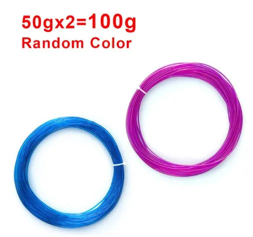 Filament TPU Flexible 1.75mm Turquoise Transparent 1kg