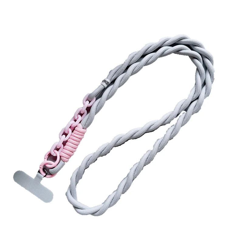 Lanière Tressée Nylon Anti-Perte pour Téléphone