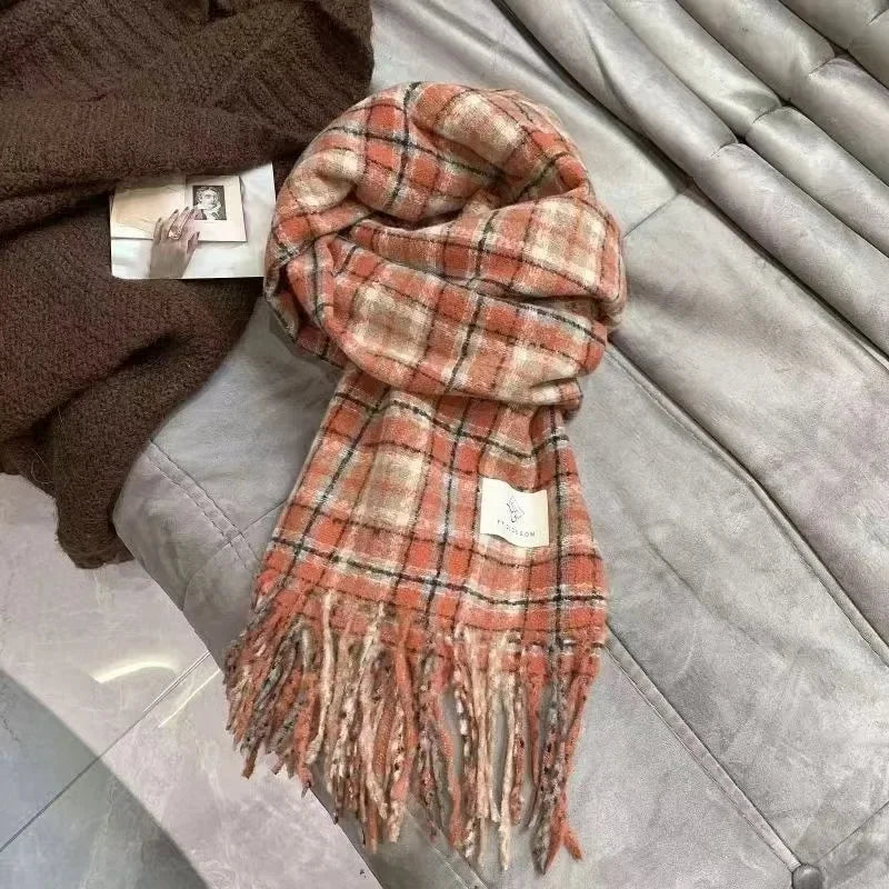 Écharpe Kimono en Cachemire Épais - Élégance et Chaleur