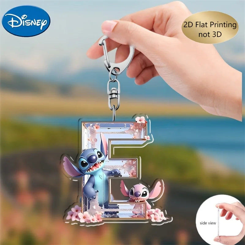 Lilo & Stitch Acrylic Keychain - Custom Name Gift
