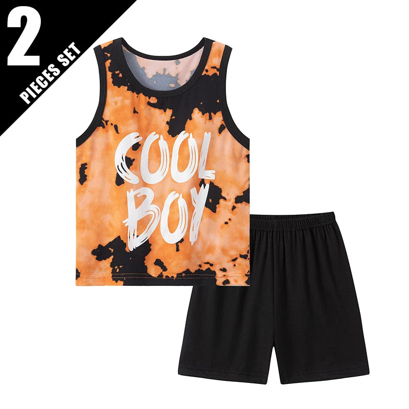 DinoCamouflage: Ensemble d'été pour enfants 2 pièces