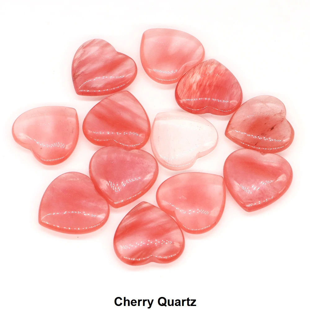 Cœur de Quartz Améthyste 20mm