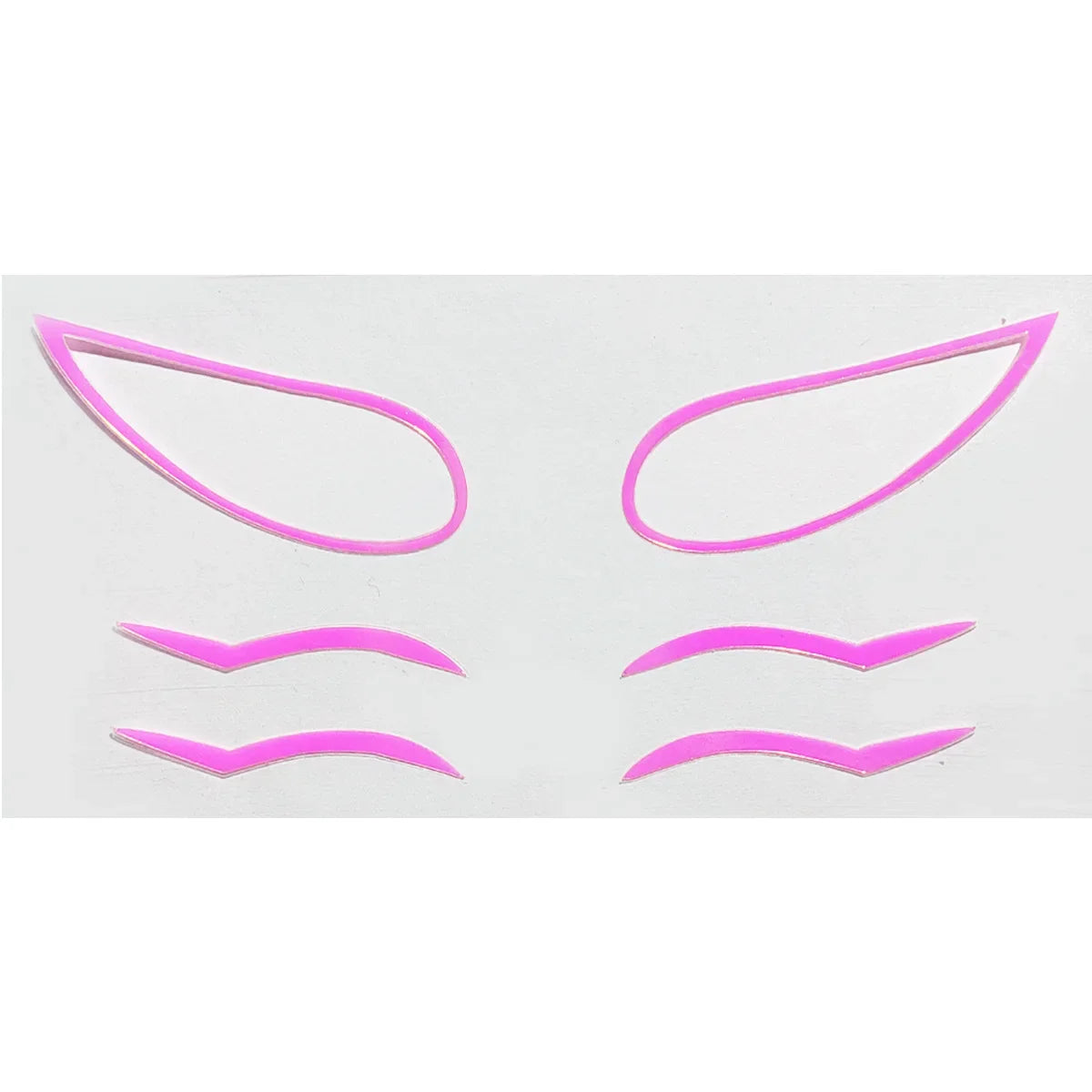 Autocollants Glamour pour Double Paupière Étincelants