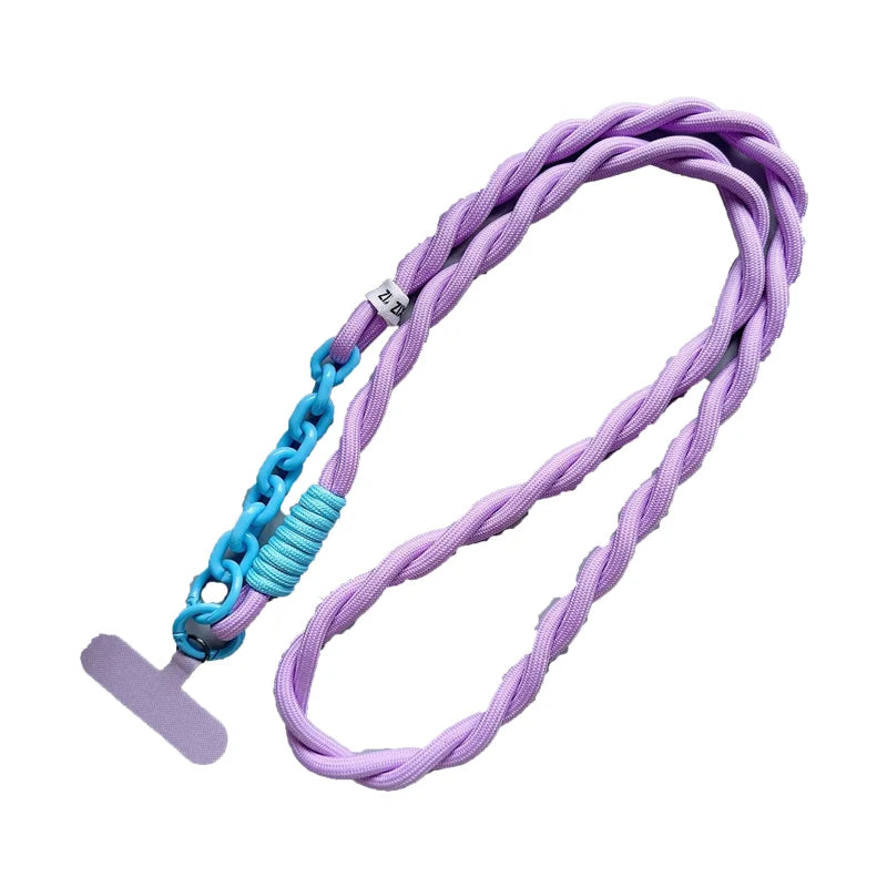 Lanière Tressée Nylon Anti-Perte pour Téléphone