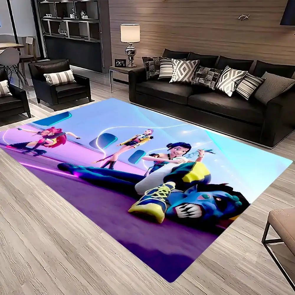 Nordic KPop Demon Mat: Anti-Slip & Durable