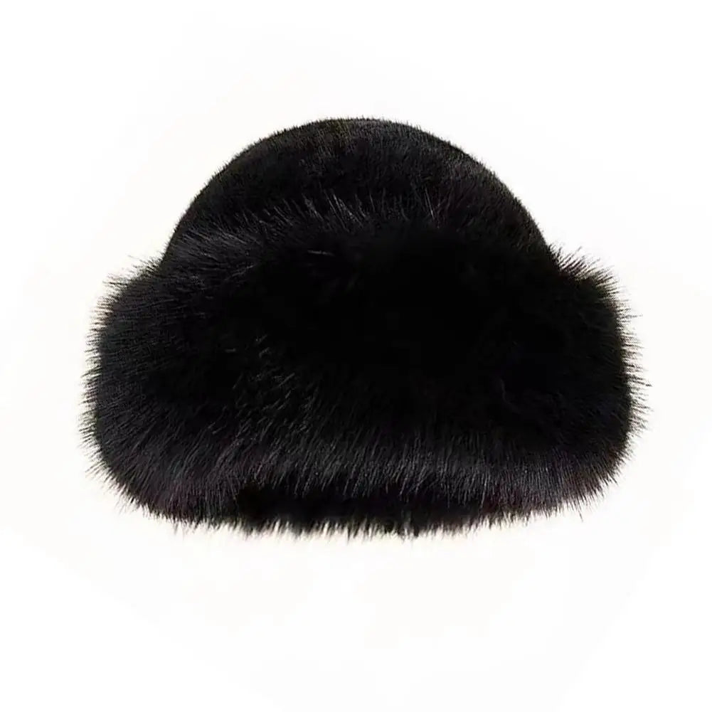 Chapeau Bob Luxe en Fausse Fourrure pour Femmes