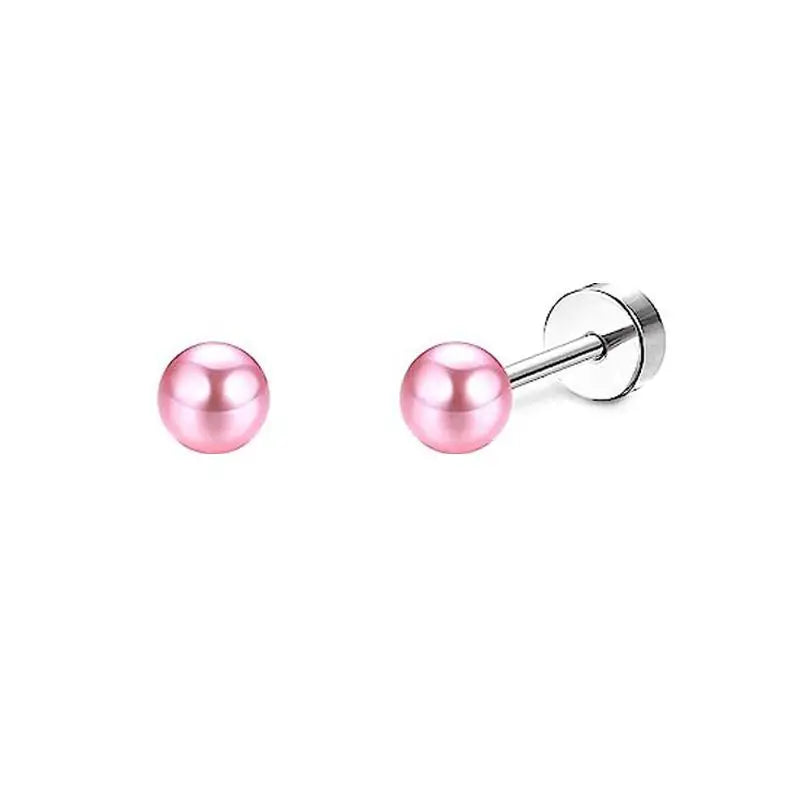 Boucles d'oreilles Lune Cœur en Acier Inoxydable