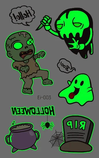 Tatouages Halloween Drôles pour Enfants