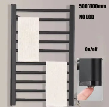 Sèche-serviettes Électrique Inox à Affichage Digital