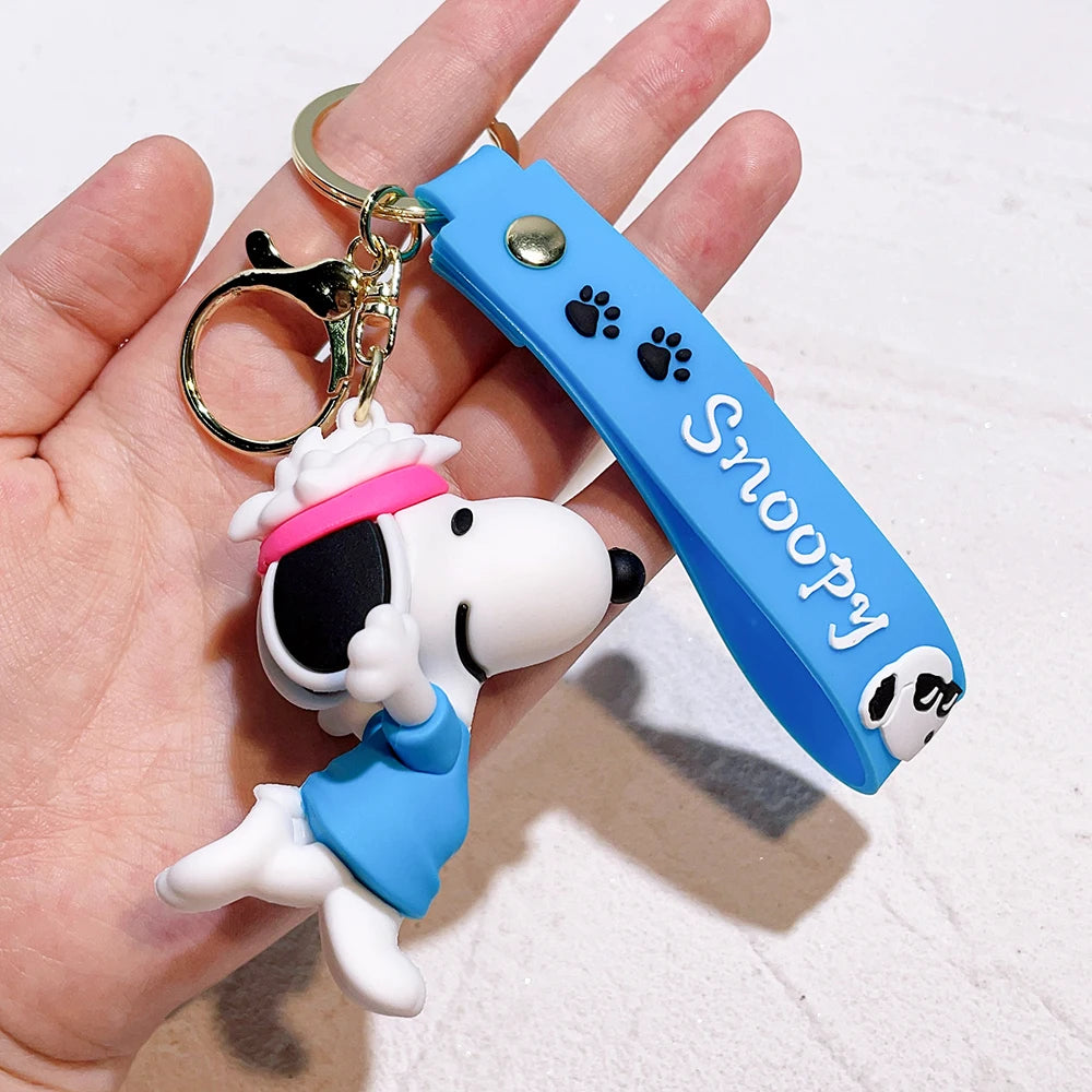 Snoopy Silicone Keychain Couple Pendant - Creative Charm