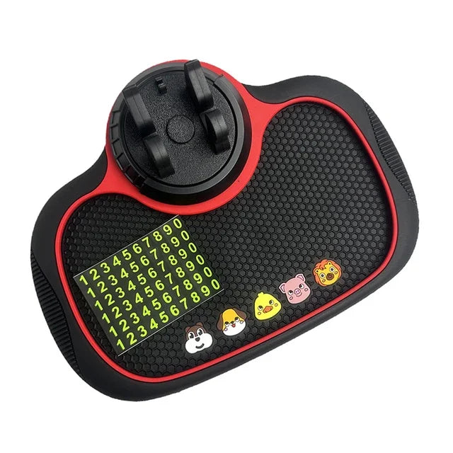 Support Téléphonique Silicone 360° pour Tableau de Bord