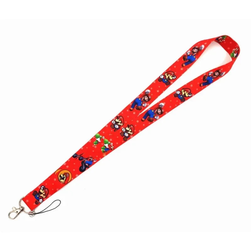 Super Mario Anime Neck Strap - Fun & Functional!