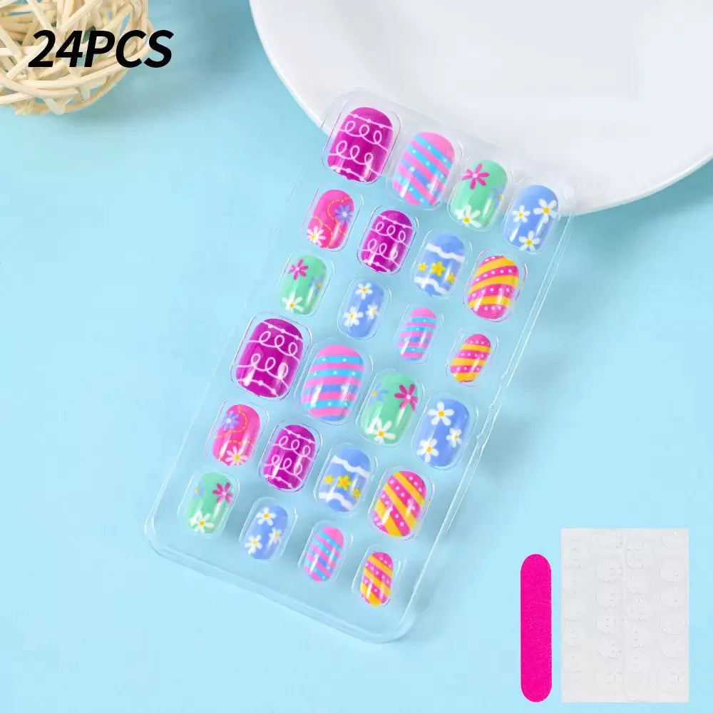 NailArt Enfant - 24 Ongles Jolis