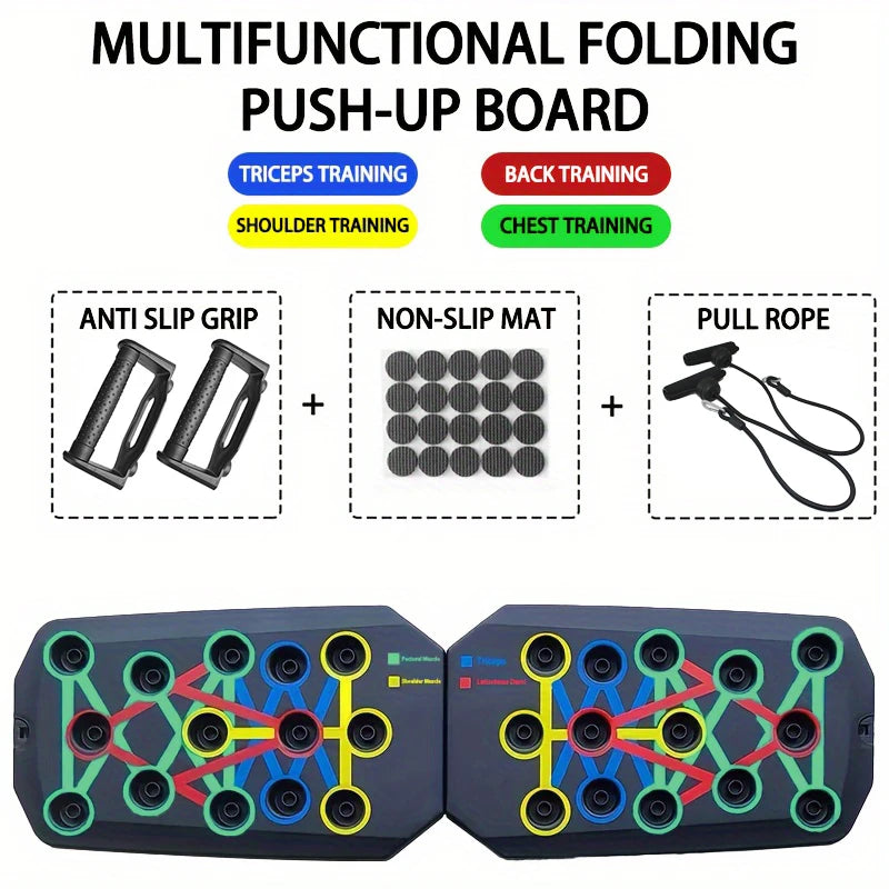 Push-Up Pro: Rack Pliable Multizone Fitness
