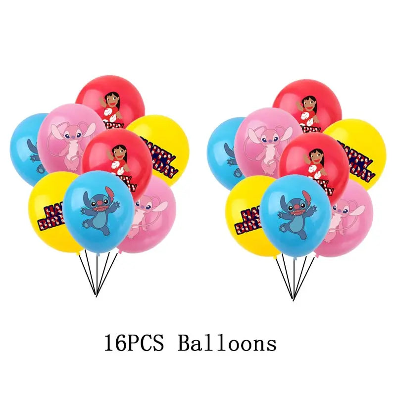 Ensemble Anniversaire Lilo & Stitch Fête Disney Fille