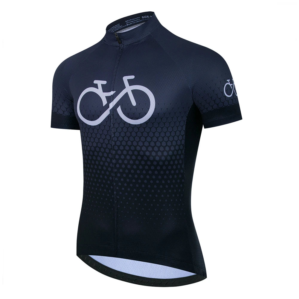 ÉquipeVélo Maillot Été Homme - Respirant et Confort