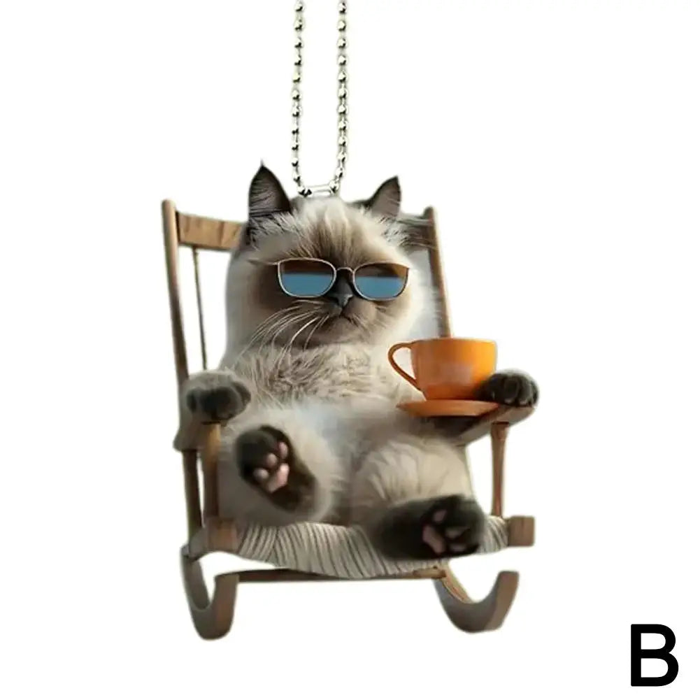 Pendentif Chic : Chien & Chat en Acrylique