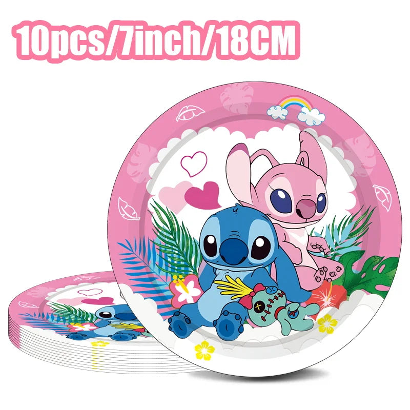 Disney Lilo & Stitch Pink Party Set