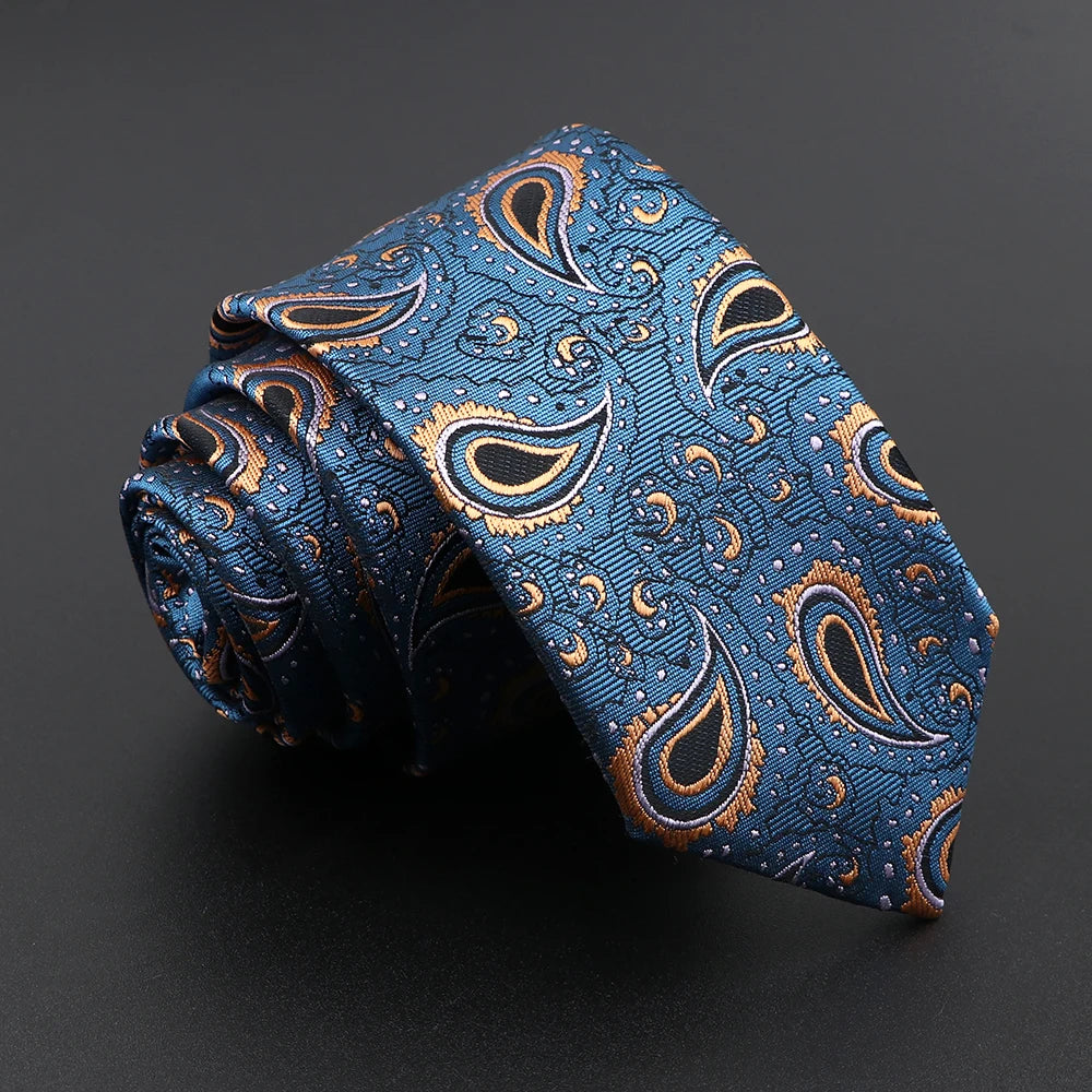 Floral Paisley Slim Ties - 26 Unique Styles