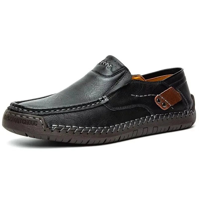 Mocassins Cuir Confort Hommes 48