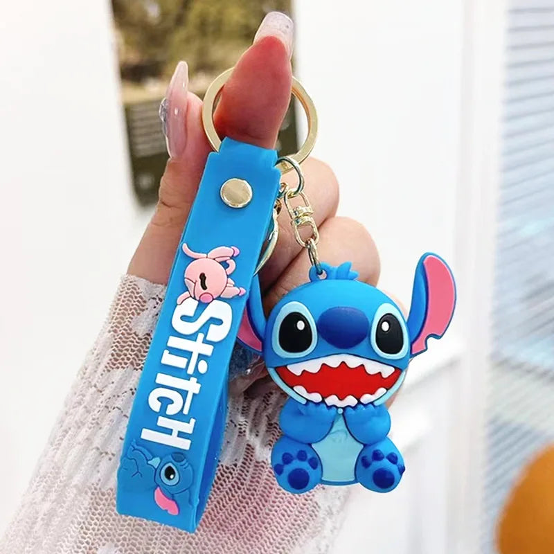 Disney Charm Keychains: Mickey, Minnie & Lilo Fun!