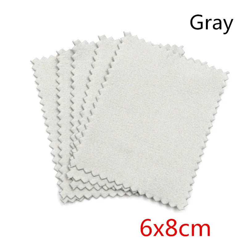 Chiffons Argent Wadsfred - 10 pièces doux