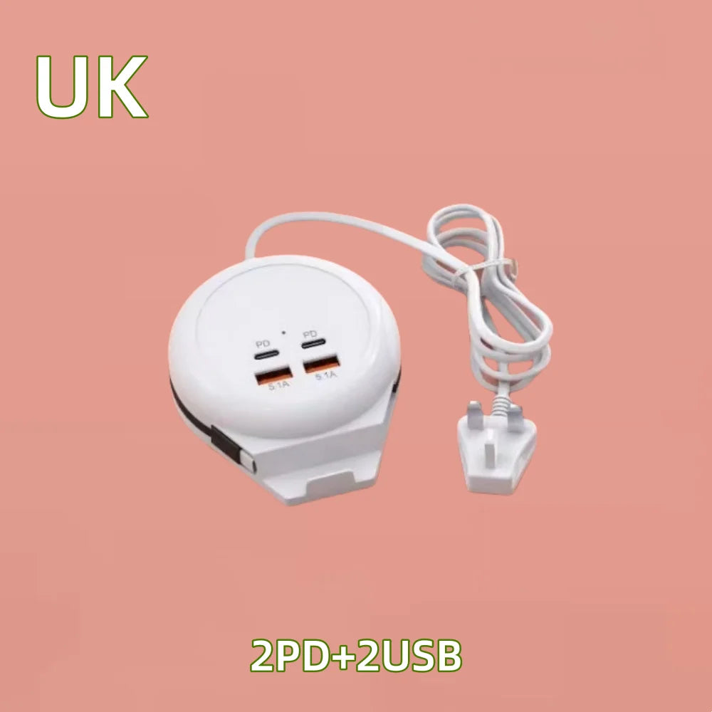 Maerknon 4-Port USB-C Fast Charger Hub