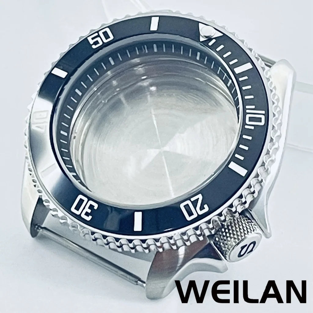 Boîtier Plongée 42mm NH35 Acier Inoxydable Argent