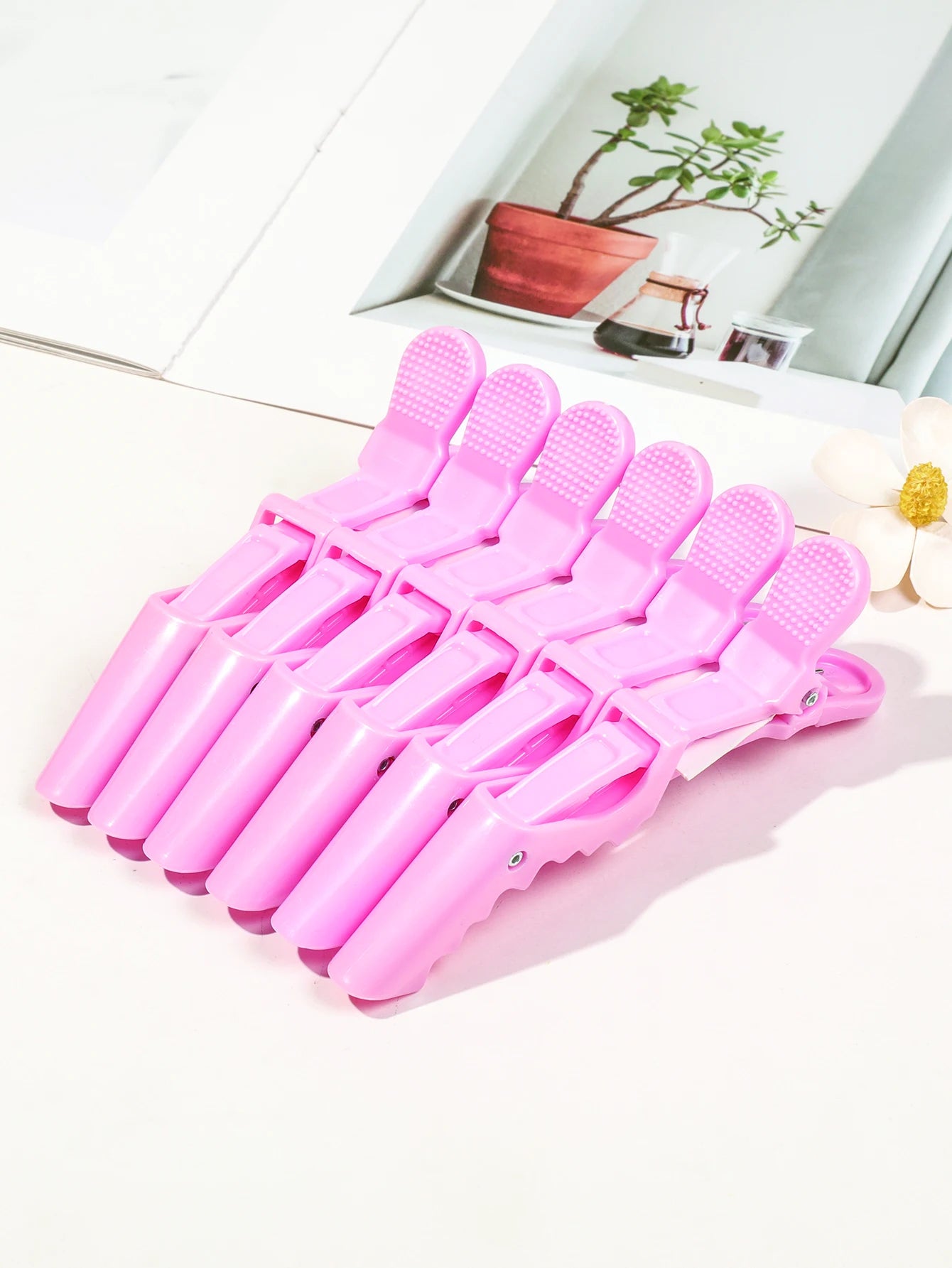 Pinces Crocodiles Douces Mixte 6 pcs