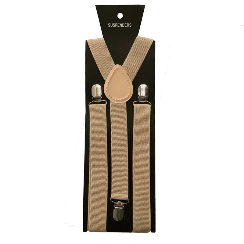 Bretelles Élégantes Unisexes en Polyester