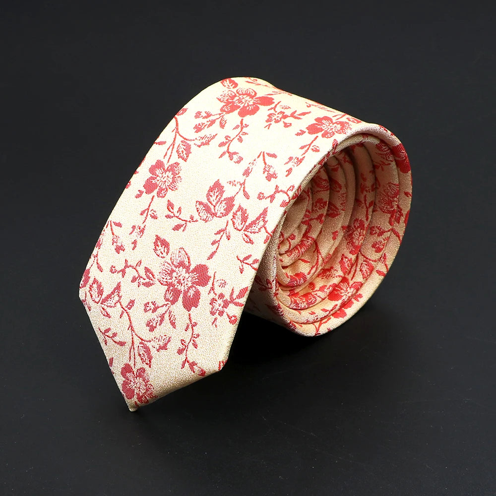 Floral Paisley Slim Ties - 26 Unique Styles