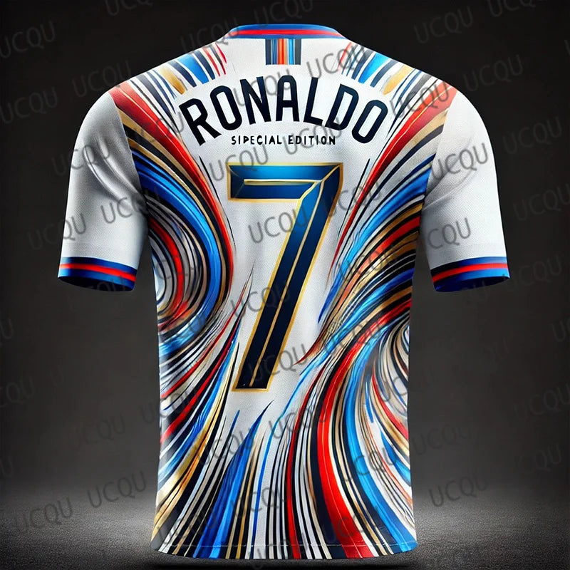 Maillot Ronaldo No7 Respirable Sport 14+ Unisexe