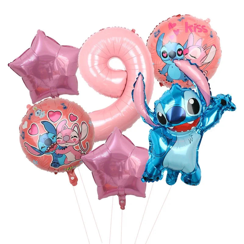 Ensemble Anniversaire Lilo & Stitch Fête Disney Fille