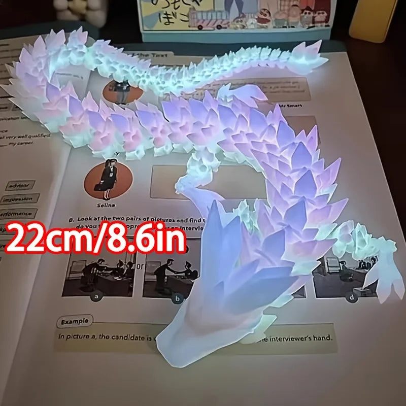 Dragon Veilleuse 3D - Décor Élégant