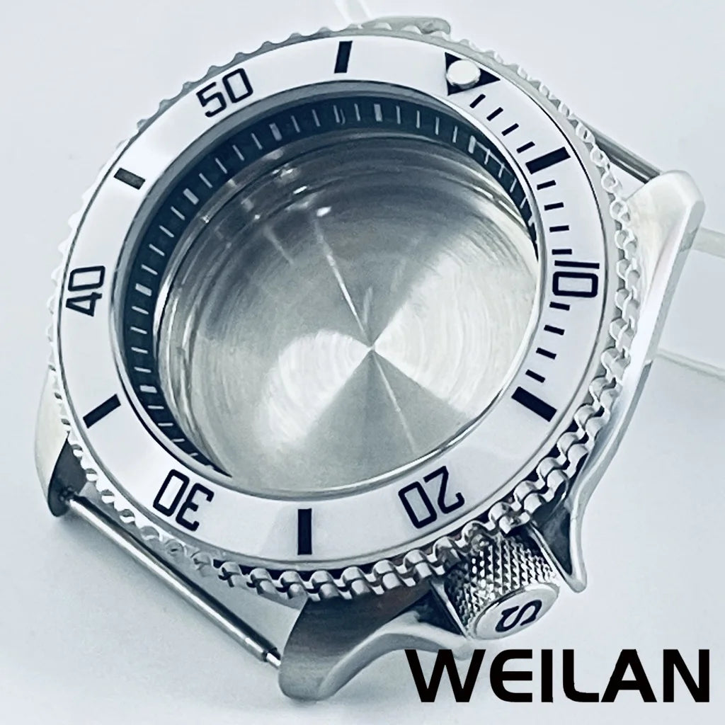 Boîtier Plongée 42mm NH35 Acier Inoxydable Argent