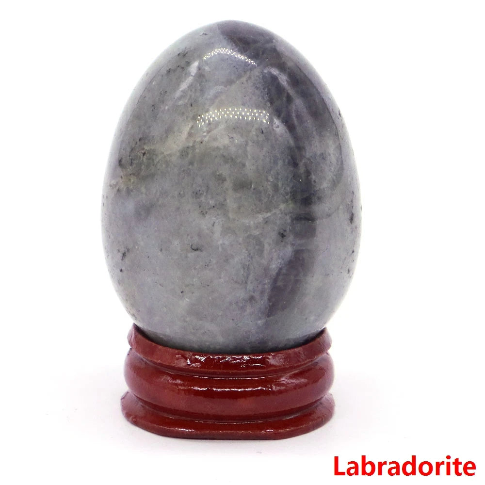 Oeuf Énergétique en Pierre Naturelle