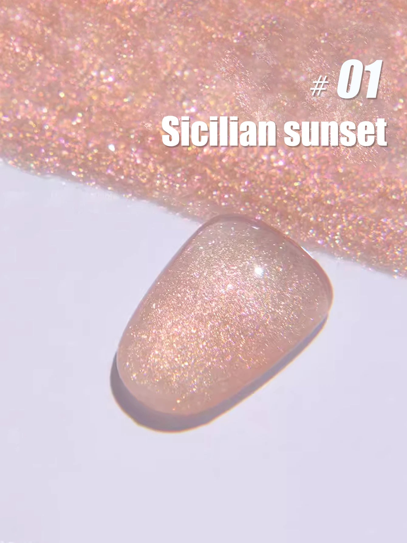 Gel Vernis Éclat Oolong 12 ml - MISS SHAKAN