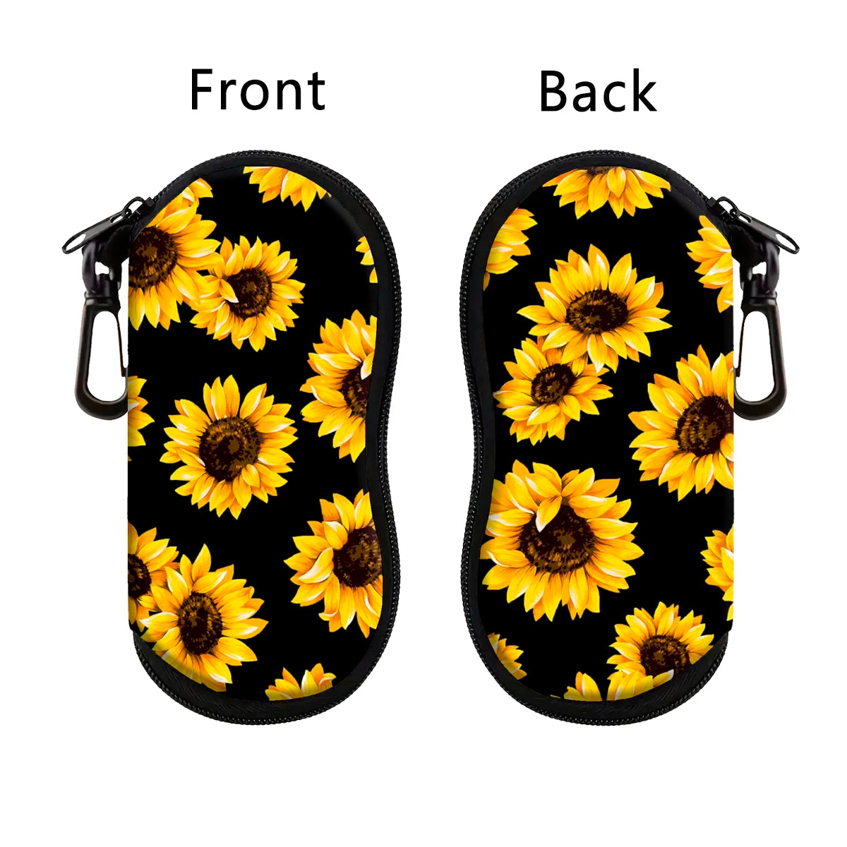 Sunflower Cat Eyewear Case - Trendy & Portable