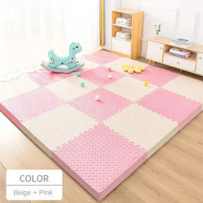 Tapis Puzzle Éva 16 pièces - Douceur et sécurité enfant