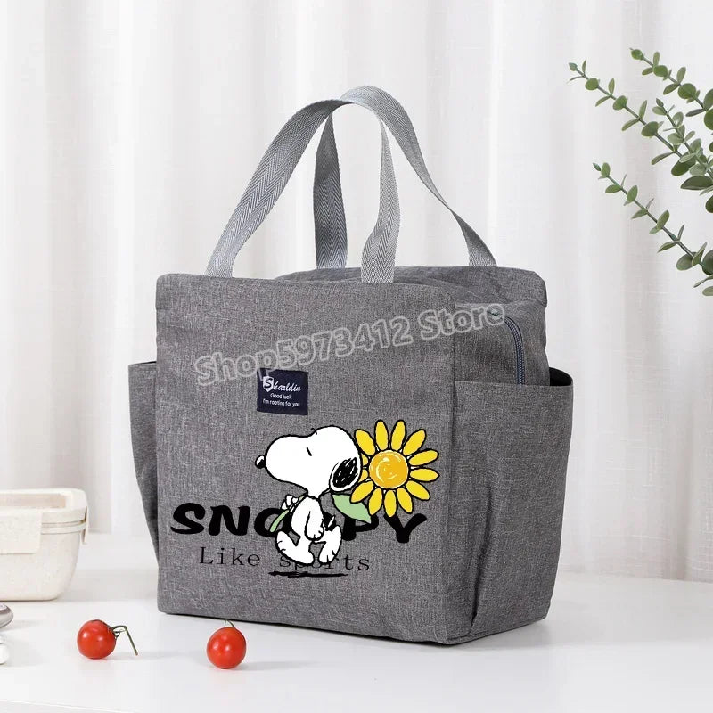 Snoopy's Insulated Bento Lunch Bag for Kids & Students