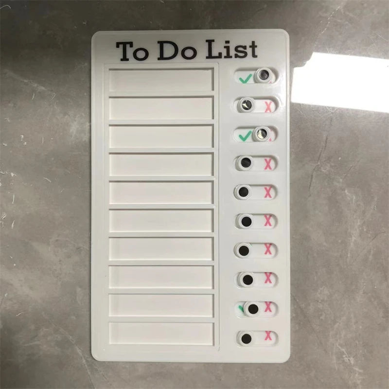 Tableau Réutilisable de Tâches pour Enfants