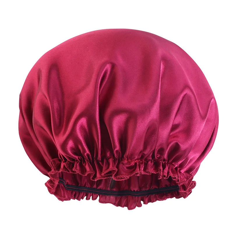 Bonnet Satin Élastique GATHERTOP - Élégance Nocturne