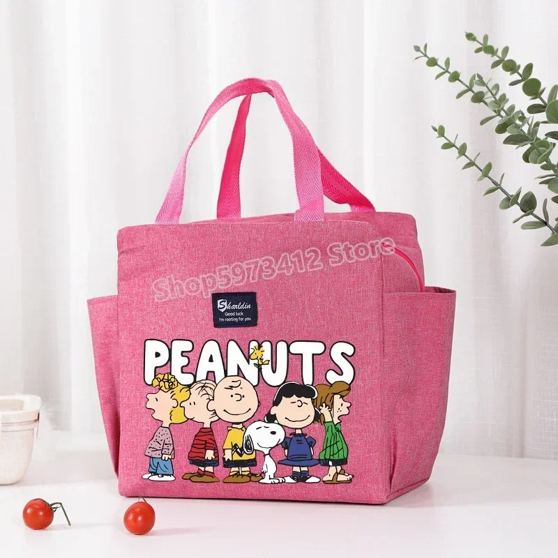Snoopy's Insulated Bento Lunch Bag for Kids & Students