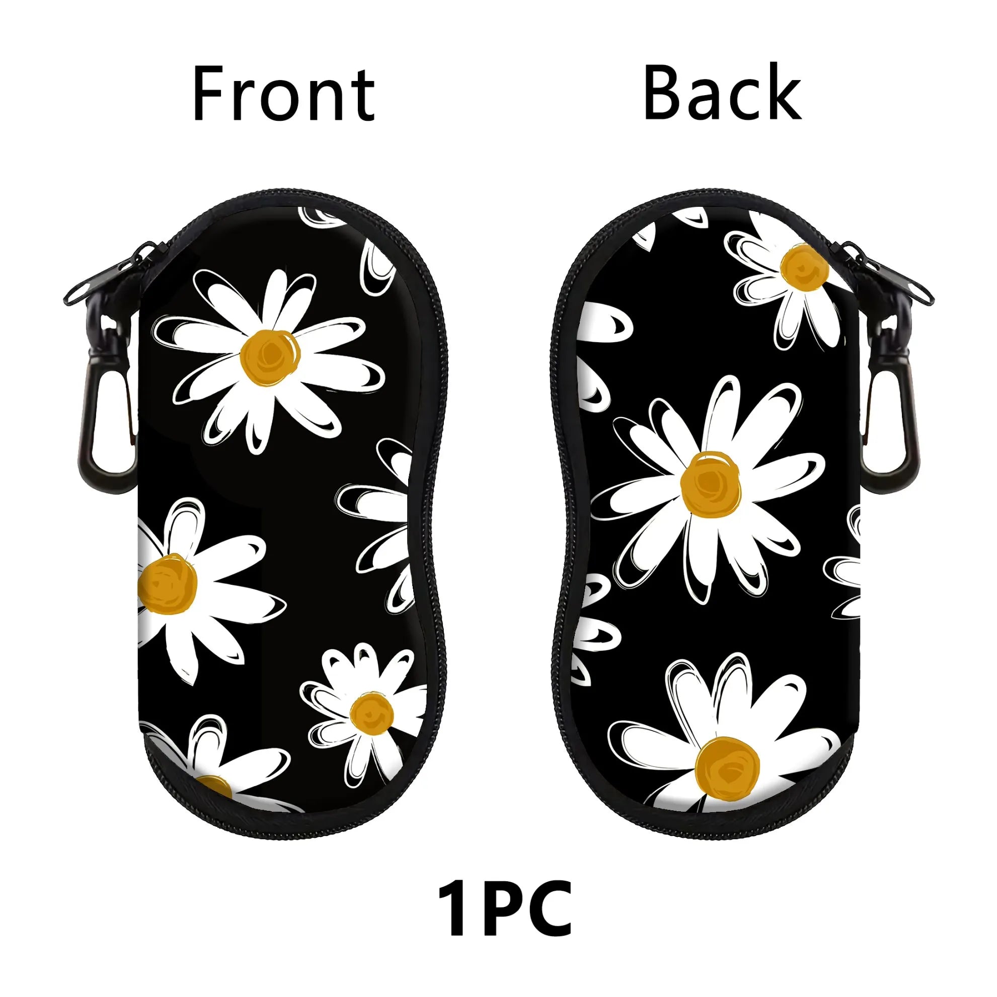 Sunflower Cat Eyewear Case - Trendy & Portable