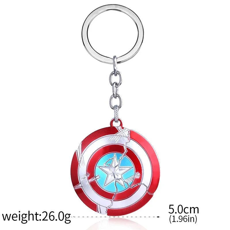 Avengers Shield Keychain - Marvel Trendy Accessory